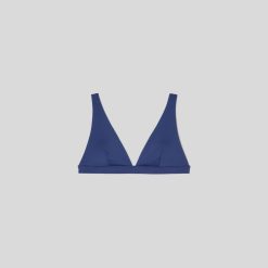 Alternative view of The ReNew Plunge Triangle Top | Navy