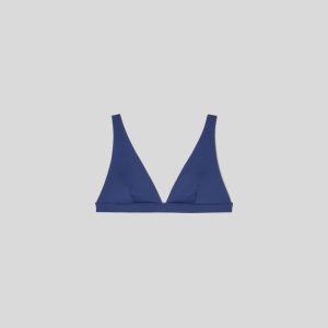 Alternative view of The ReNew Plunge Triangle Top | Navy