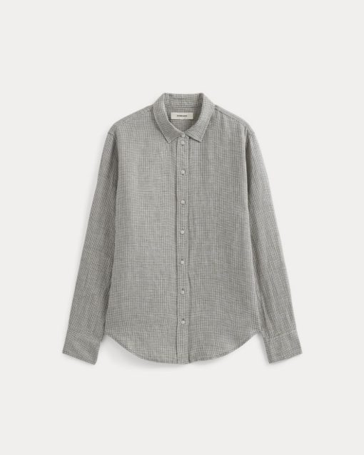 Alternative view of The Must-Have Shirt in Linen | Agave Green