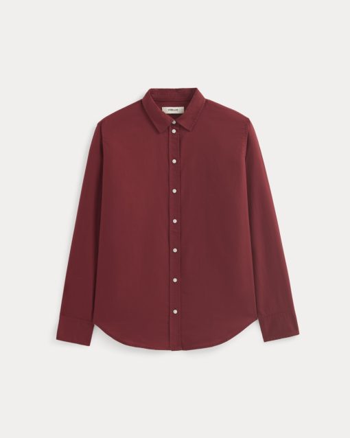 Alternative view of The Must-Have Shirt in Silky Cotton | Merlot