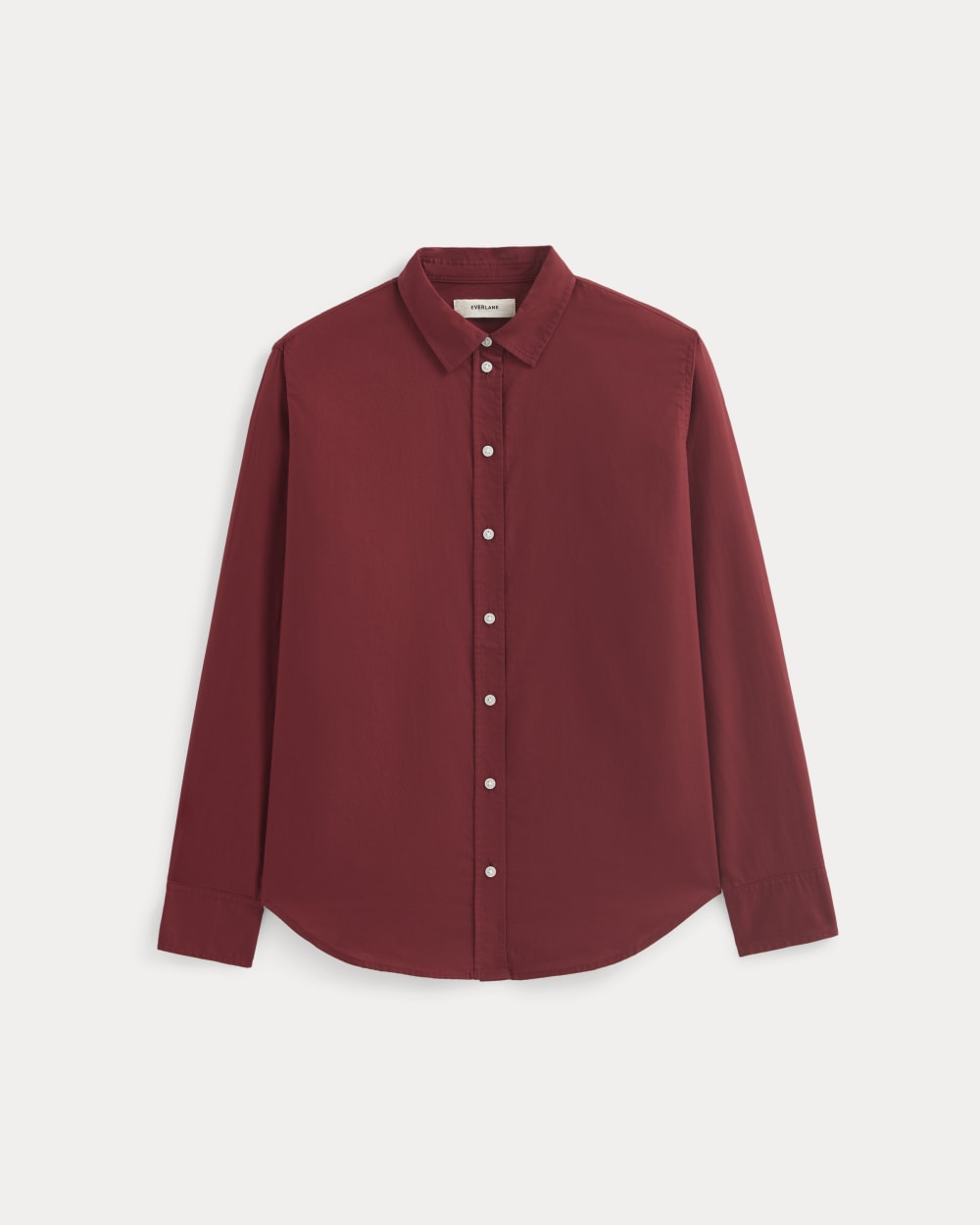 The Must-Have Shirt in Silky Cotton | Merlot - Image 2