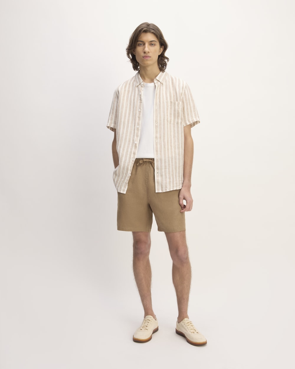 The Linen Easy Short | Toasted Coconut - Image 3