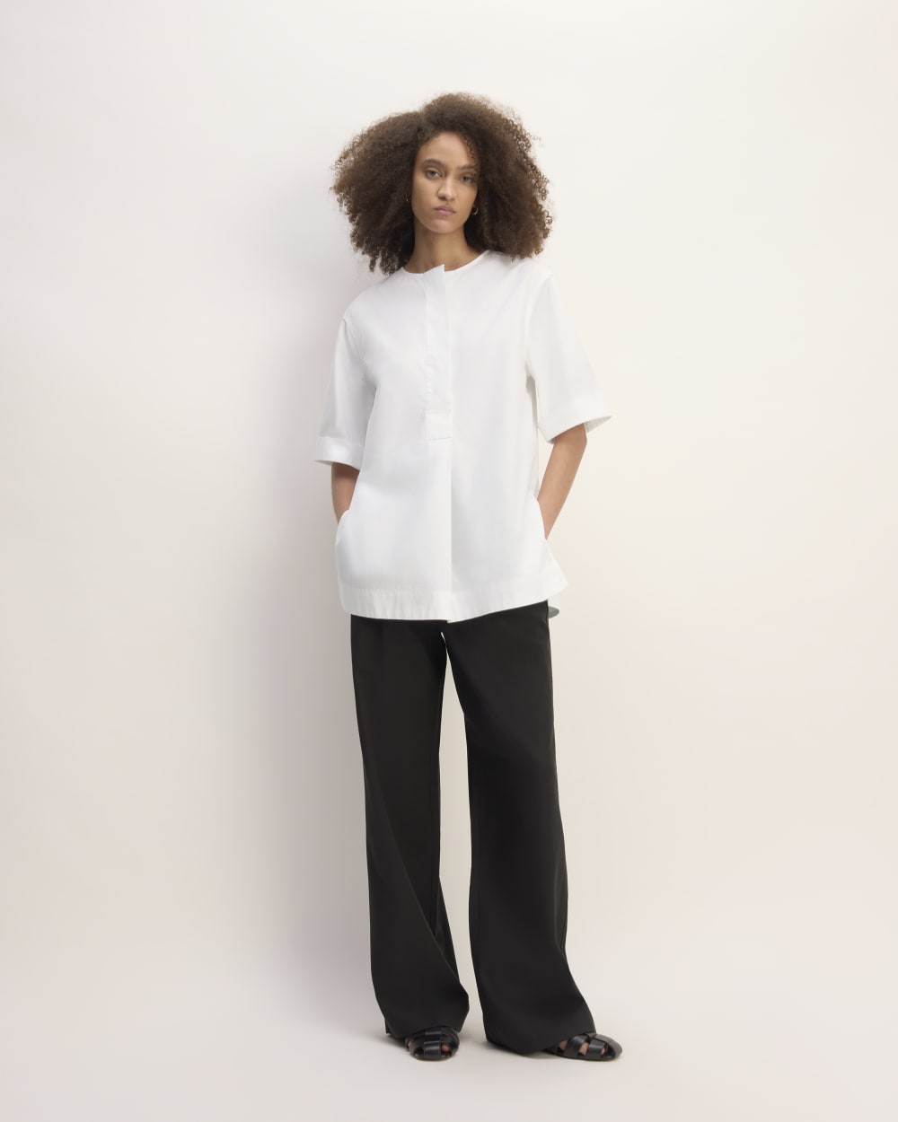 The Supima® Cotton Tunic | White - Image 3