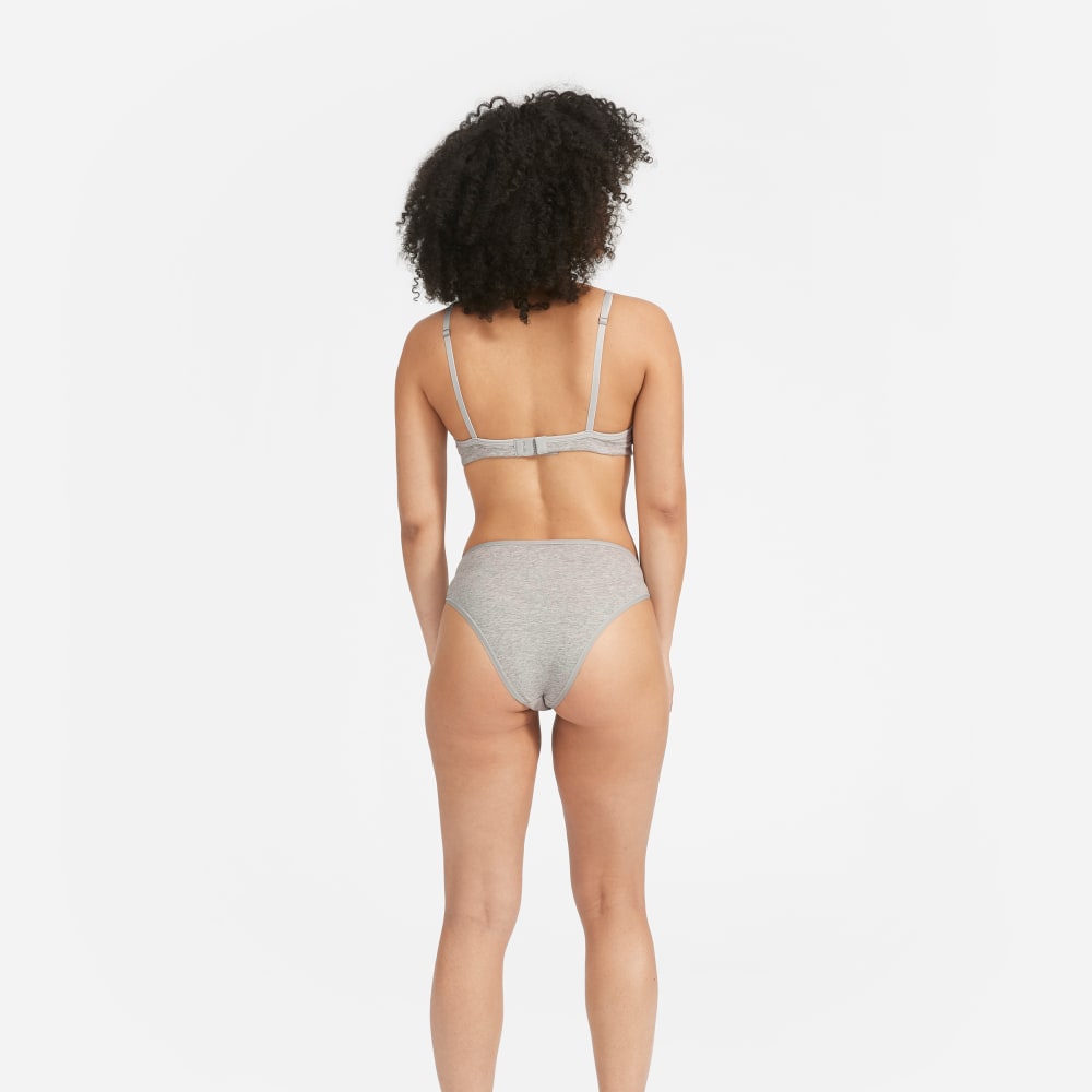 The Cotton Bralette | Heathered Grey - Image 6