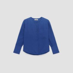Alternative view of The Linen Popover Shirt | Mazarine Blue