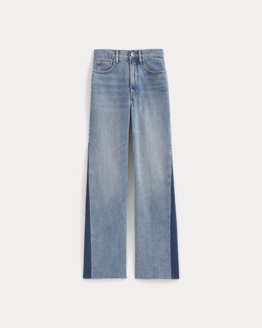 Alternative view of The Way-High® Sailor Jean 2.0 | Washed Indigo | 31.5 Inseam