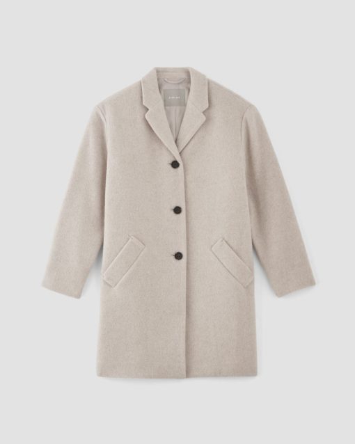 Alternative view of The Italian ReWool® Cocoon Coat | Oat