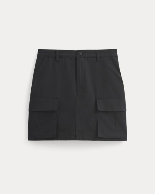 Alternative view of The Cargo Mini Skirt | Black