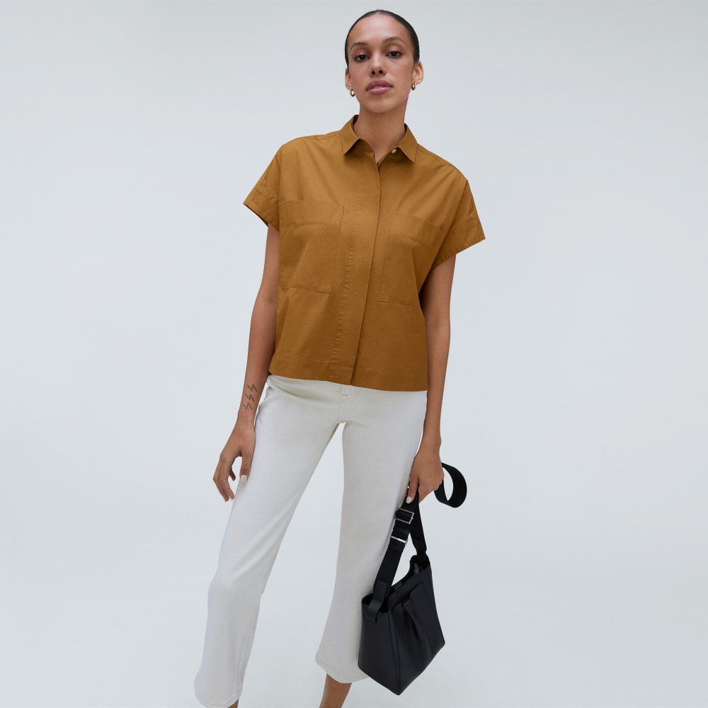 The Short-Sleeve Box Shirt | Tawny Brown - Image 5