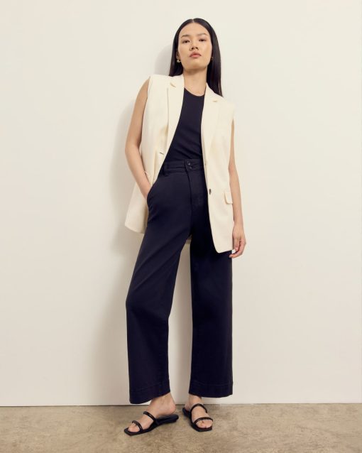 Alternative view of The Sleeveless Blazer in Buttersmooth | Canvas