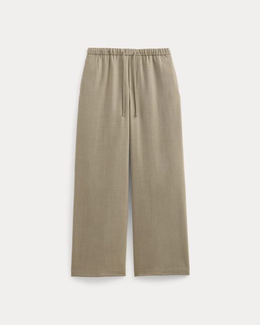Alternative view of The Pull-On Trouser in Tailor Twill | Light Taupe