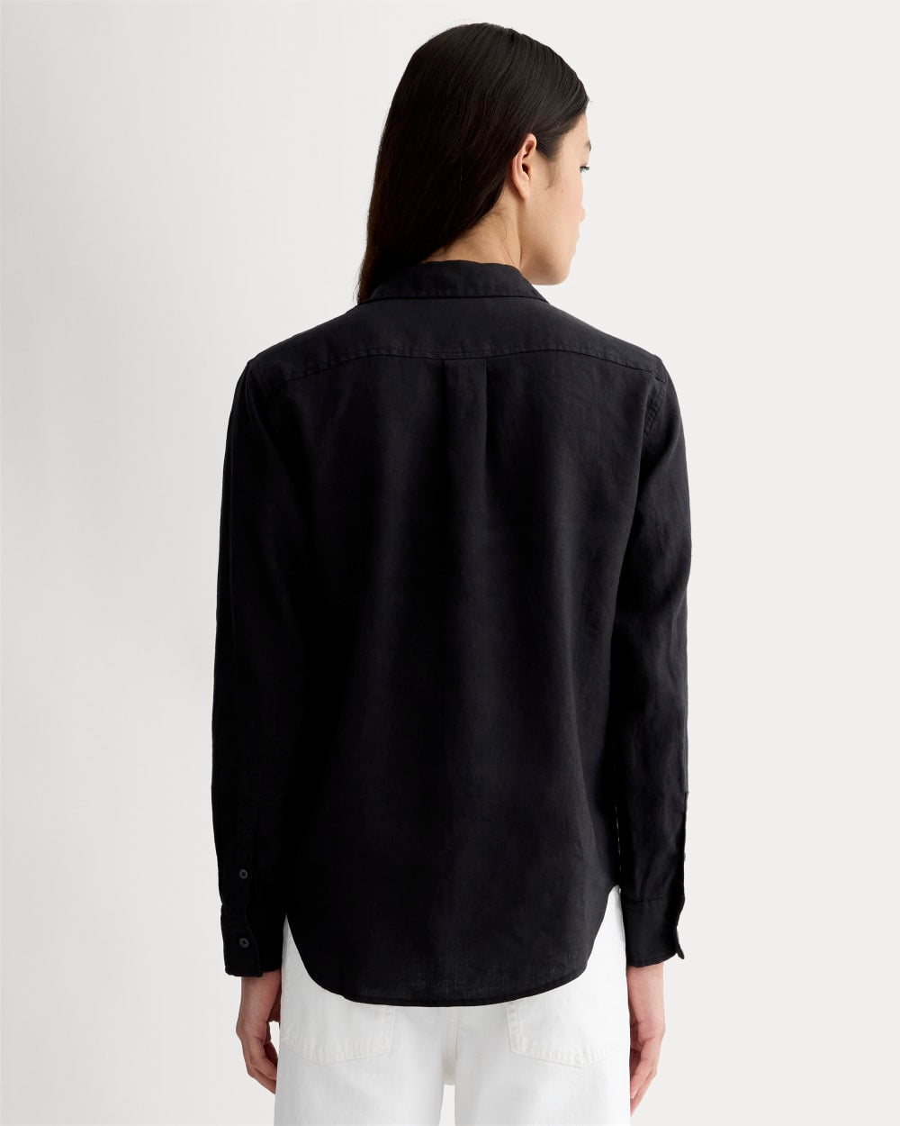 The Must-Have Shirt in Linen | Black - Image 5