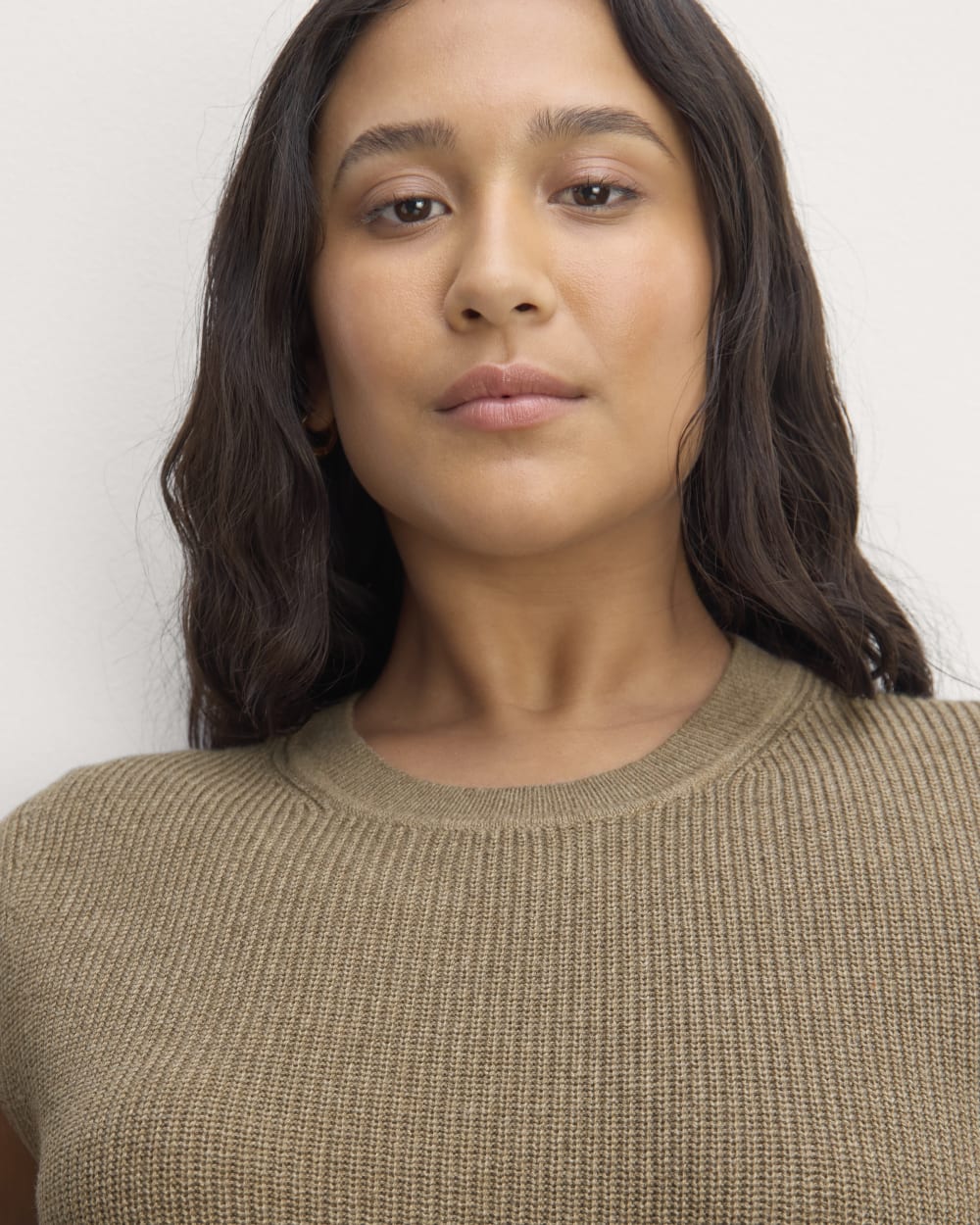 The Midi Dress in Everyday Cotton | Heather Taupe - Image 4