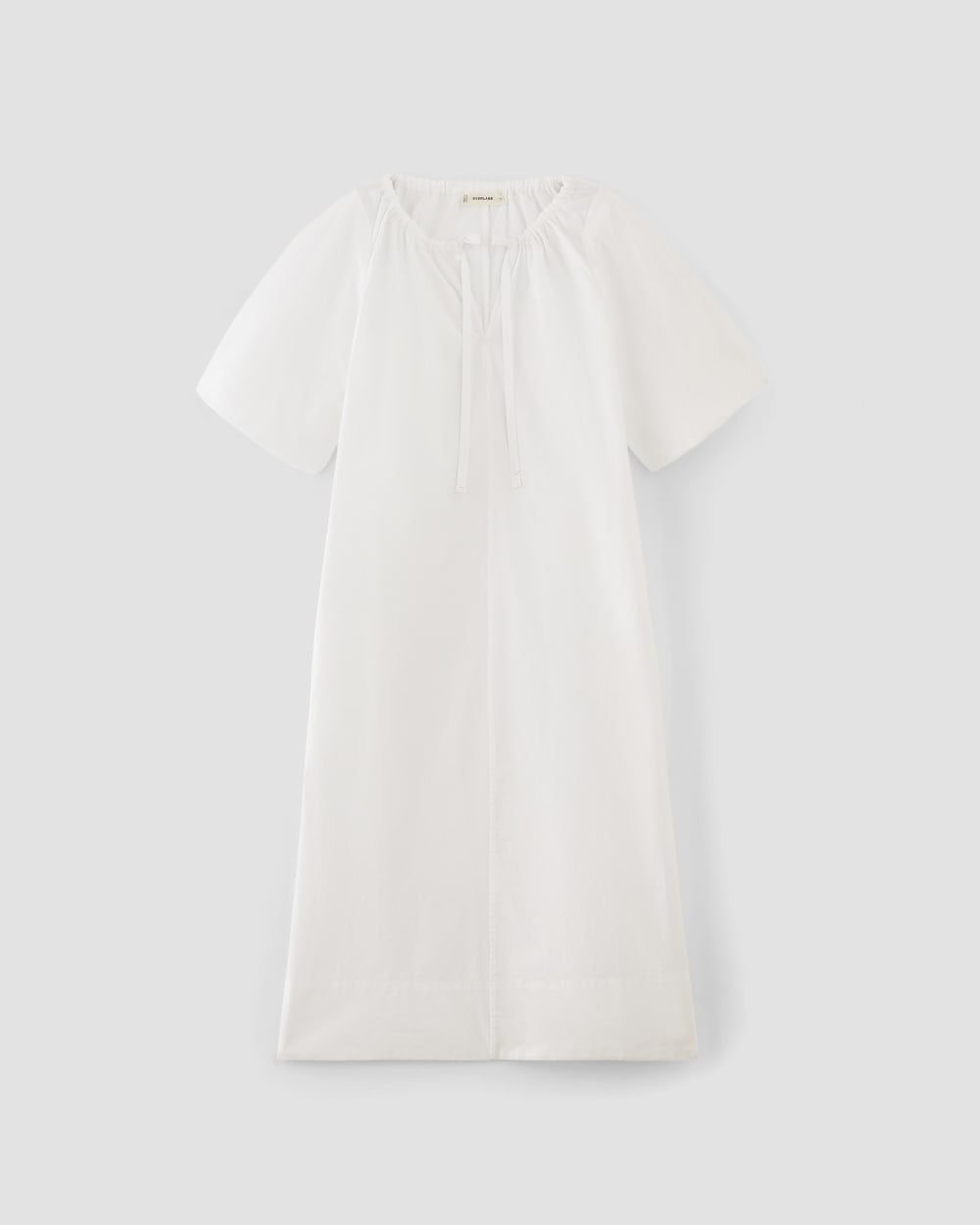 The Supima® Puff-Sleeve Dress | White - Image 2