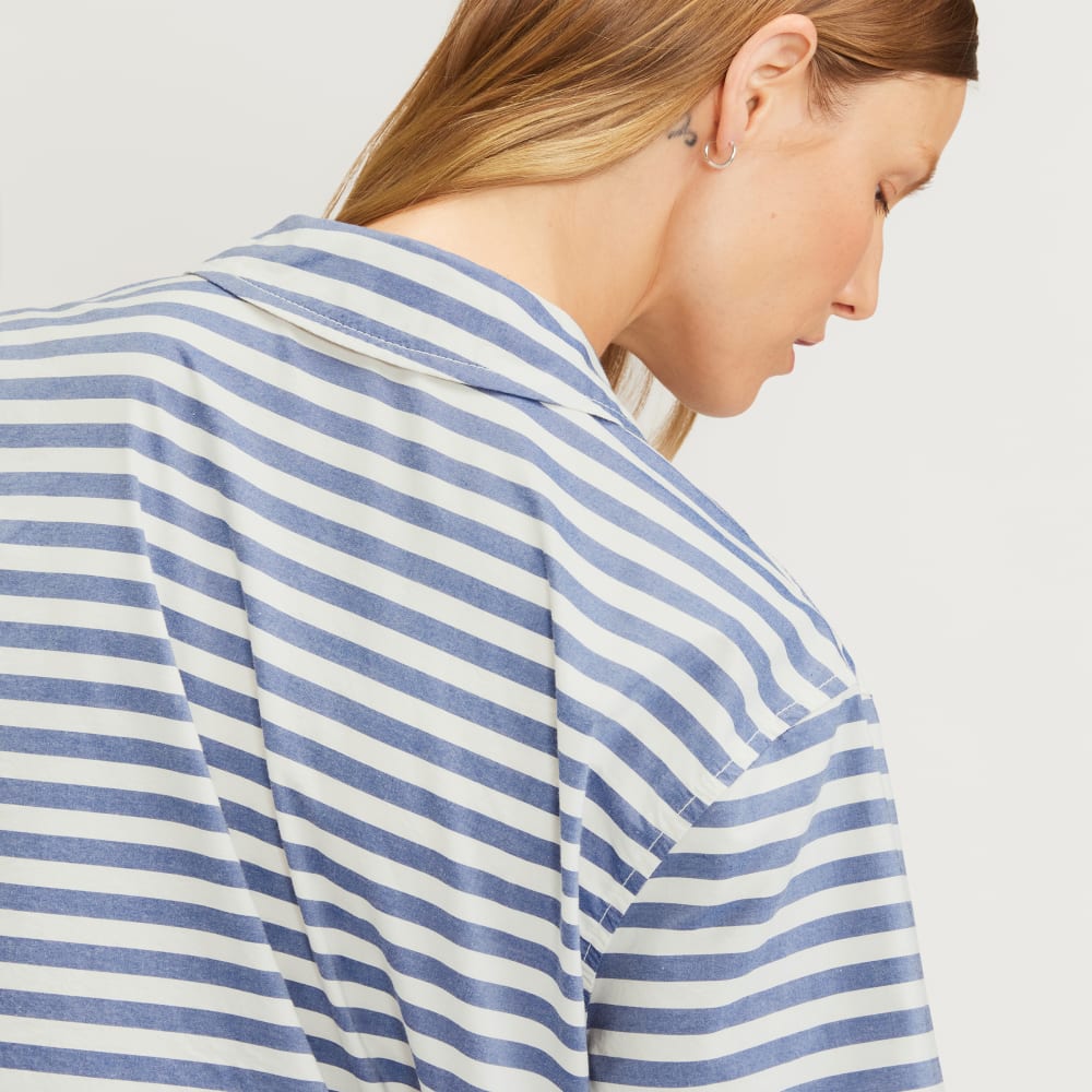 The Poplin Shirt | Mazarine Blue / Bone - Image 5