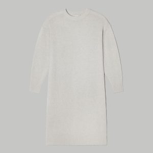 Alternative view of The Cashmere Midi Dress | Pale Heather Grey