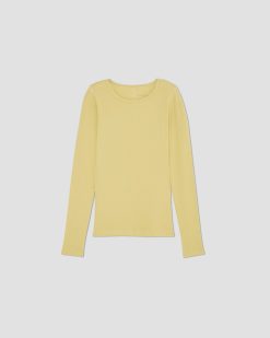 Alternative view of The Luxe Rib Long-Sleeve Crew | Raffia
