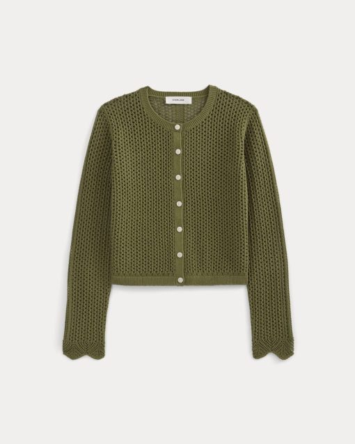 Alternative view of Lace-Knit Cardigan | Mayfly