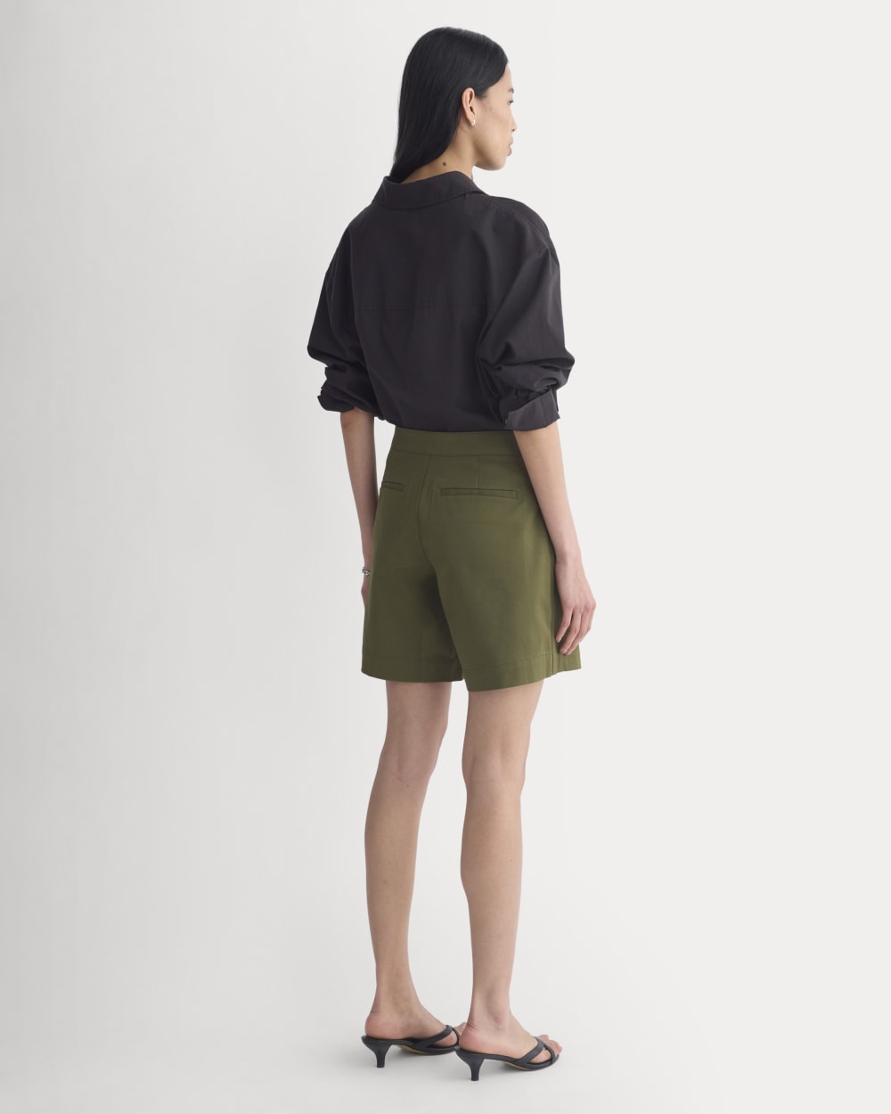 Side-Panel Tailored Short | Olive Night - Image 4