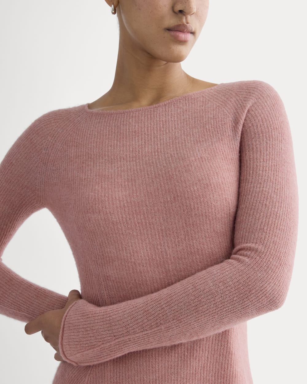 The Air Alpaca™ Sweater Dress | Rose Dust - Image 3