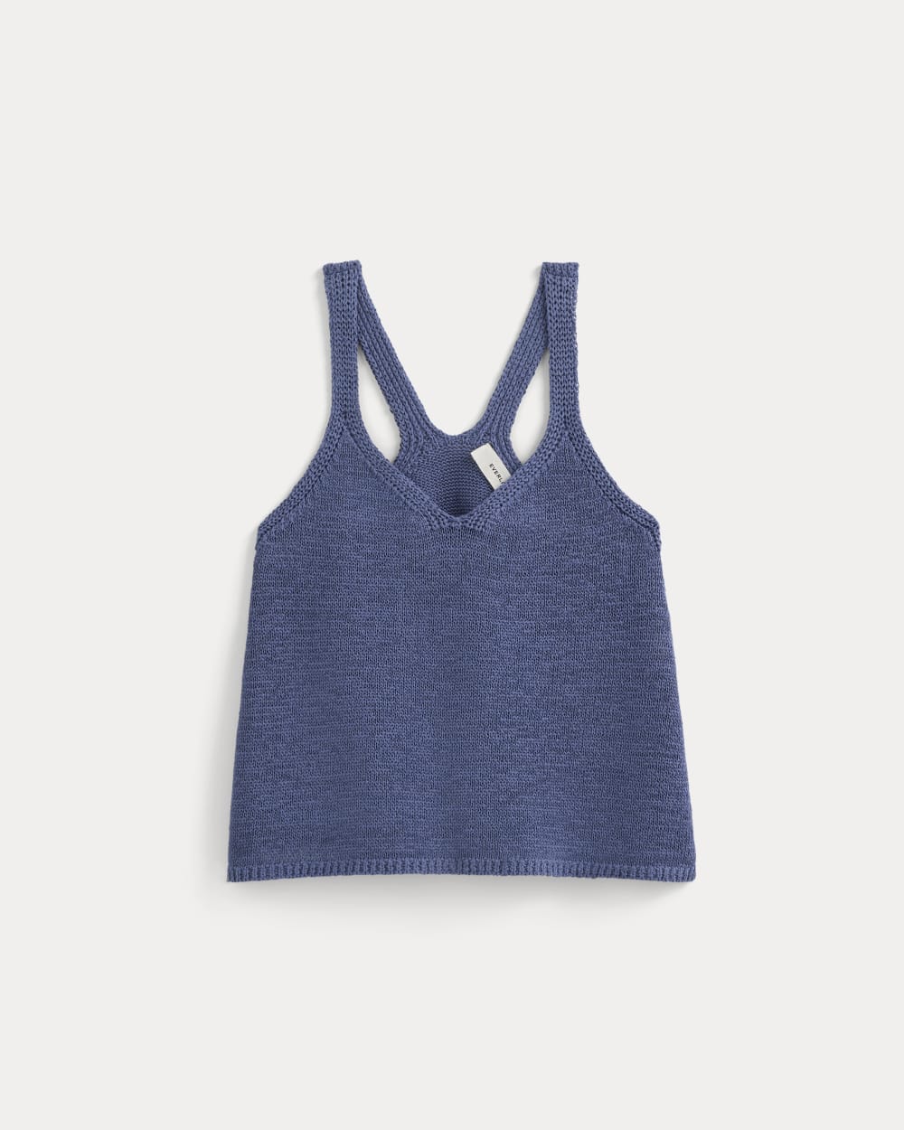 Racerback V-Neck Sweater | Blue Dusk - Image 2