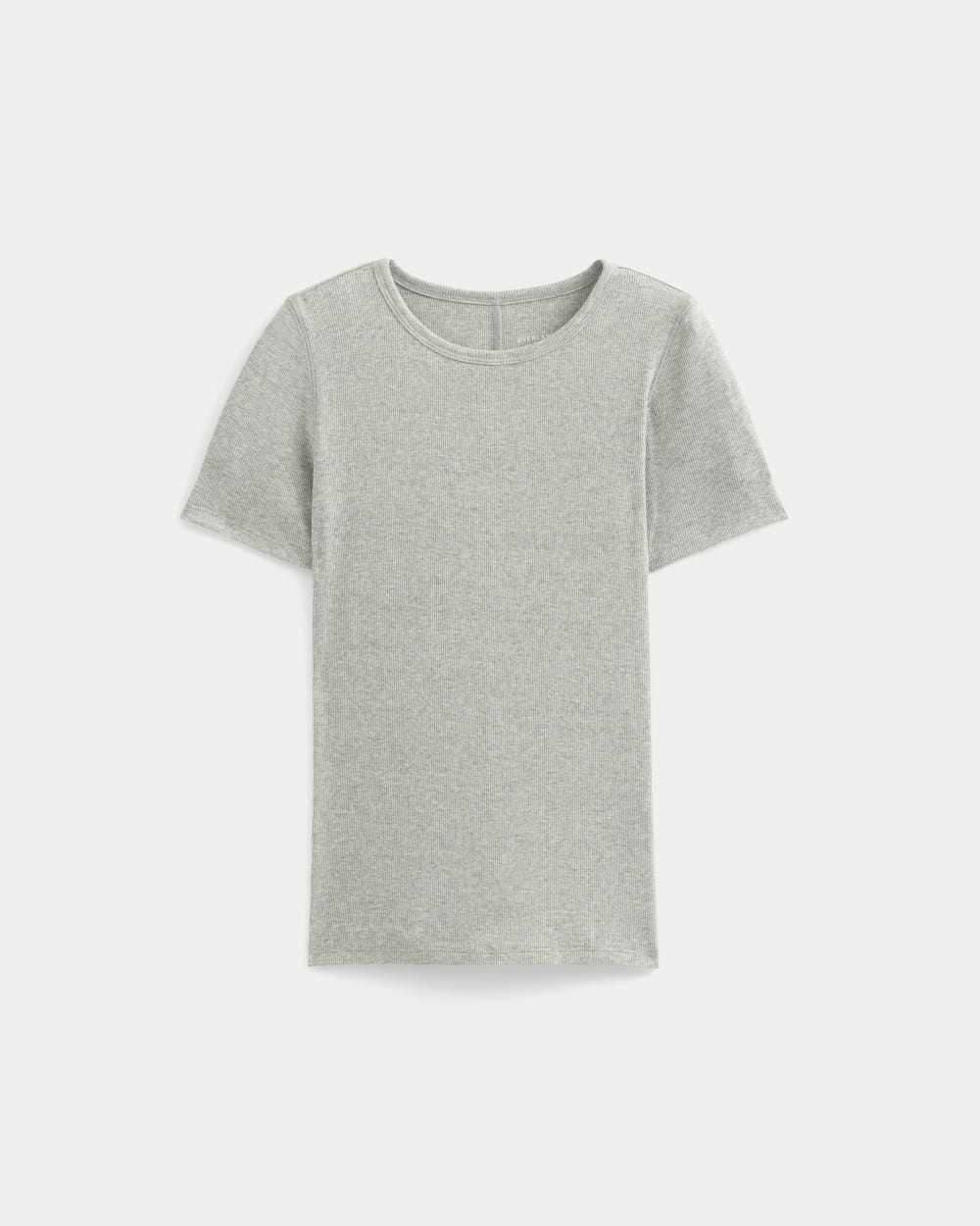 The Luxe Rib Crew | Classic Heather Grey - Image 2