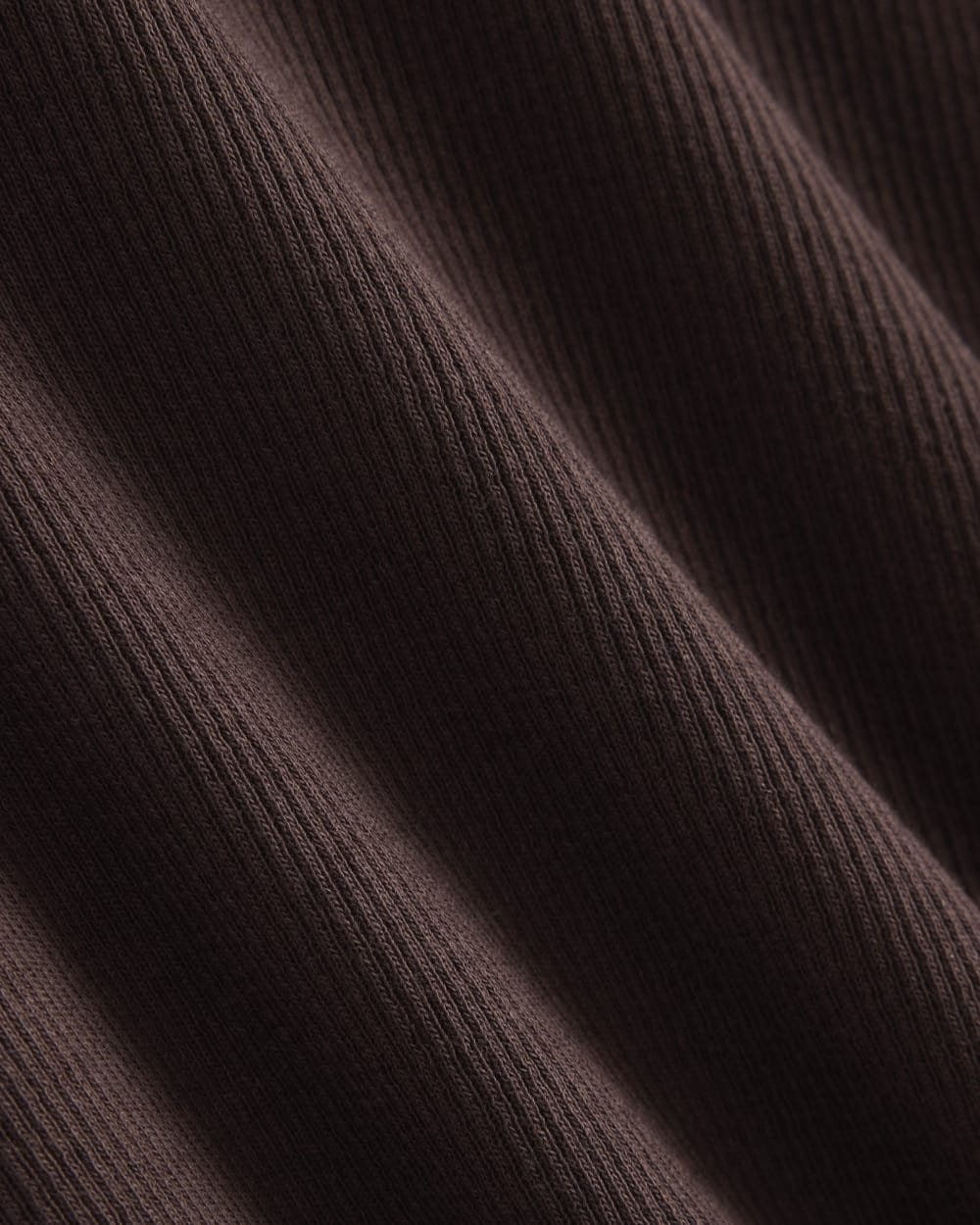 The Luxe Rib Long-Sleeve Crew | Coffee Bean - Image 5