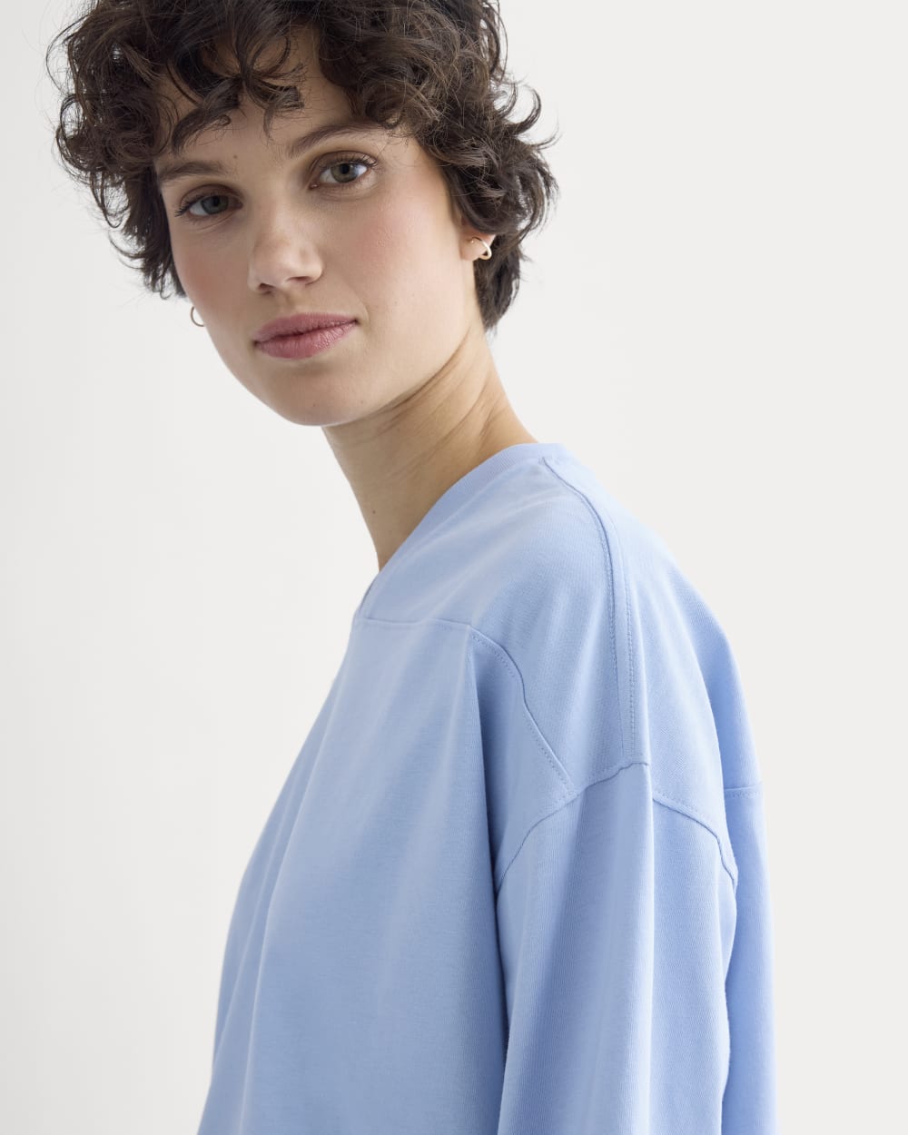 Retro V-Neck Jersey | Open Air Blue - Image 4