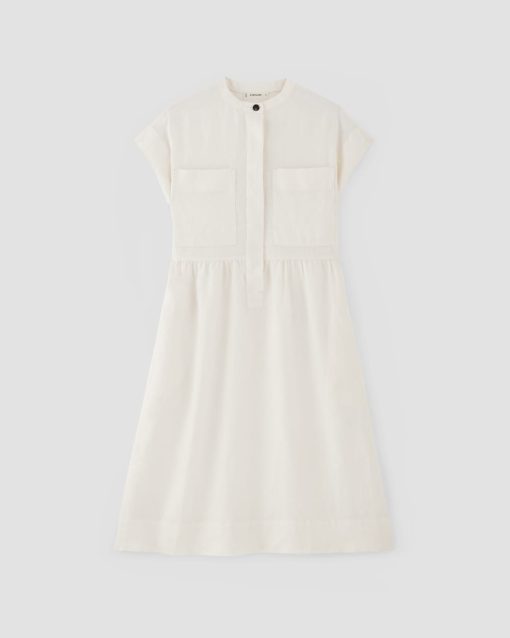 Alternative view of The Craft Dress in Linen | Bone