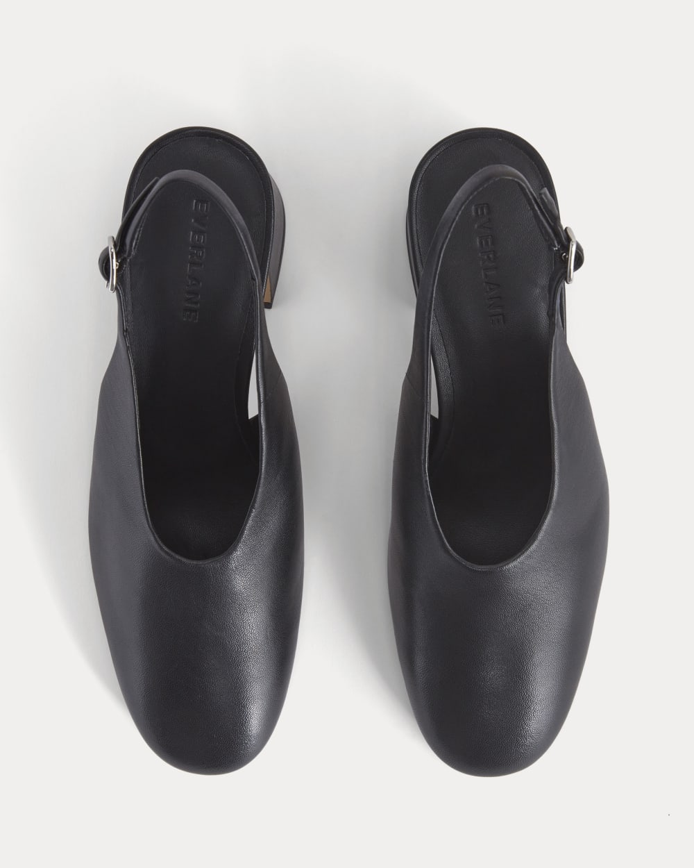 Curved Slingback Heel | Black - Image 3