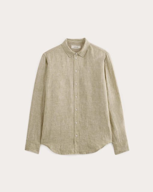 Alternative view of The Must-Have Shirt in Linen | Cornstalk Chambray