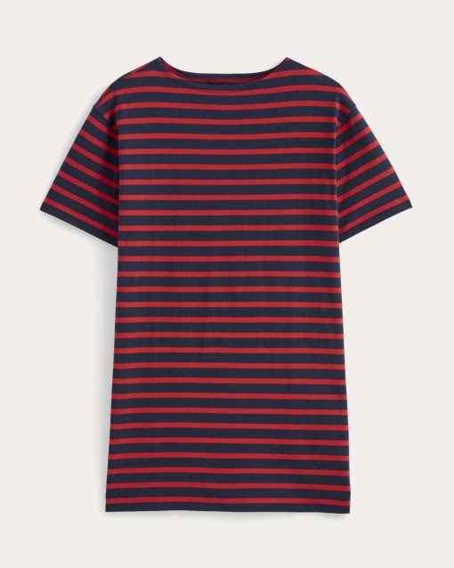 Alternative view of The Mariner Dress | Navy / Classic Red