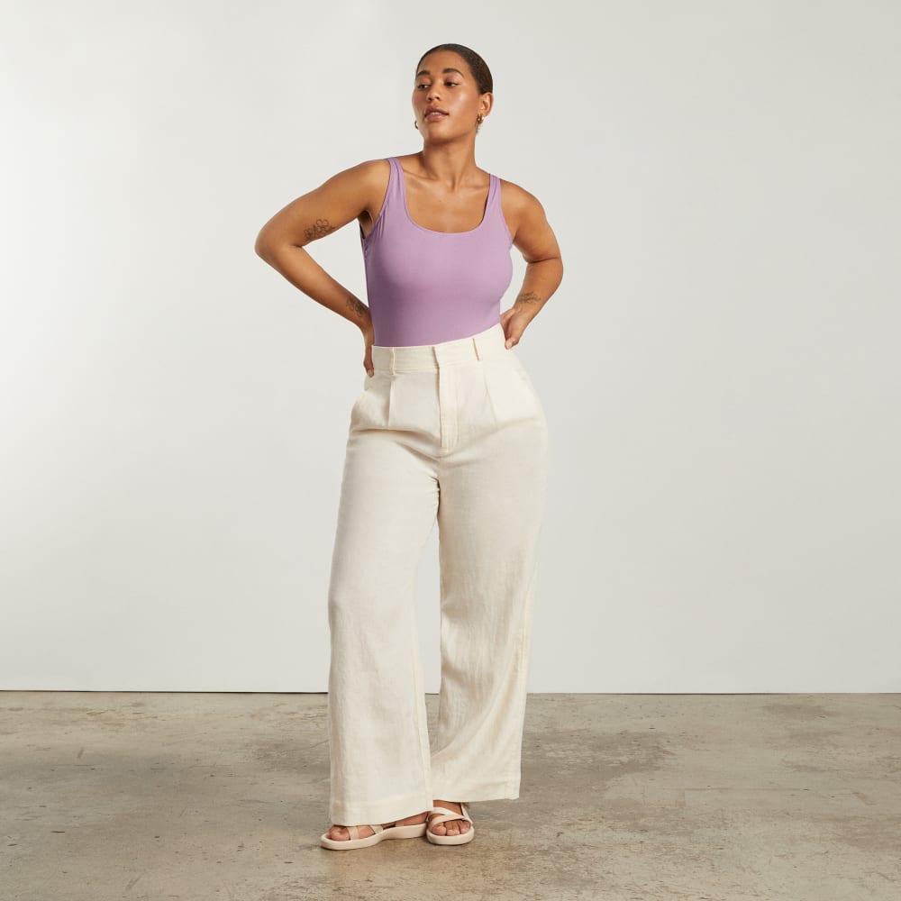 The Square-Neck One-Piece | Lilac - Image 4