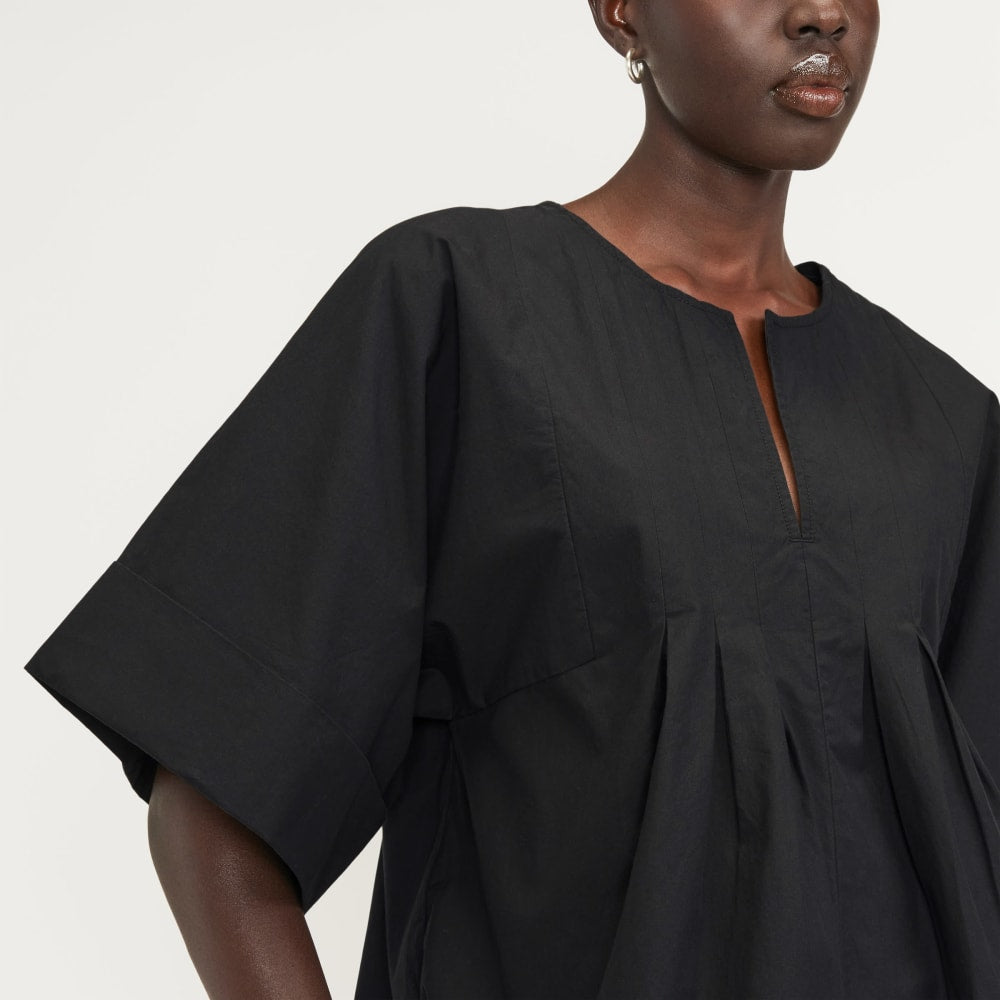 The Poplin Tunic | Black - Image 4