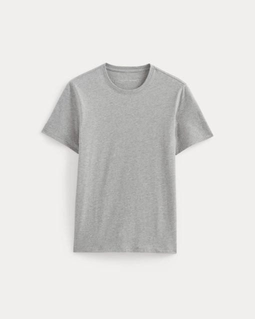 Alternative view of The Essential Organic Crew |  Heathered Grey