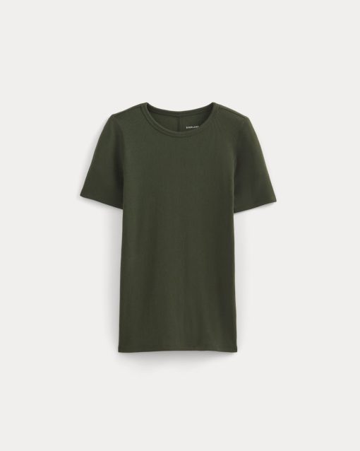 Alternative view of The Luxe Rib Crew | Dark Forest