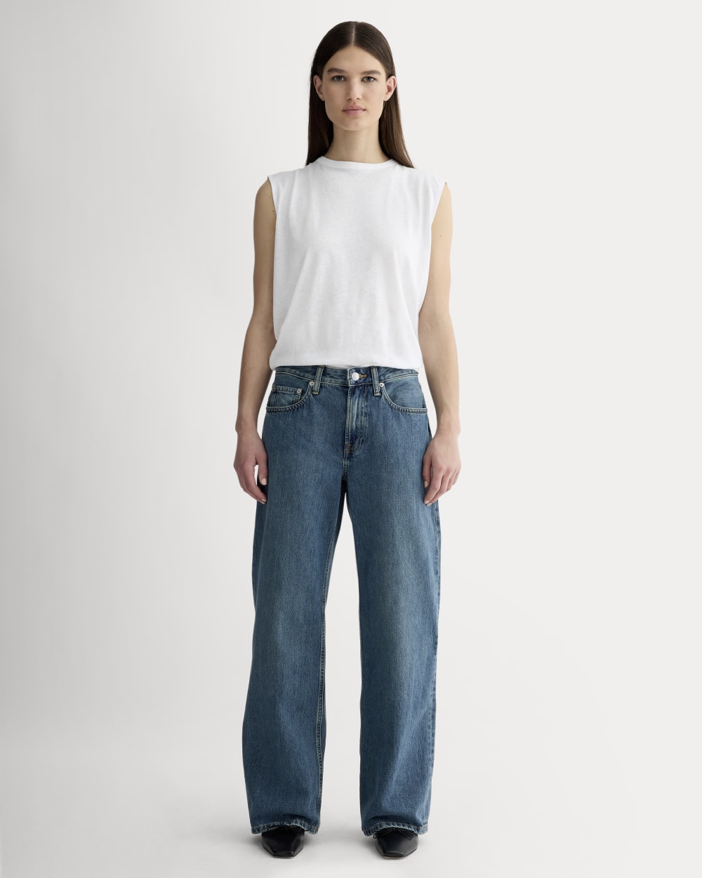 The Mid-Way Jean | Whisper Blue