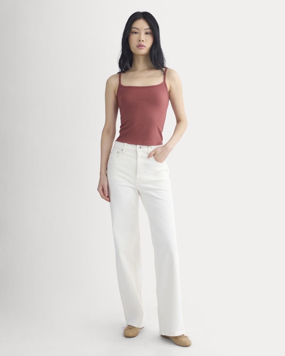 Scoopneck Cami | Henna Red - Image 3