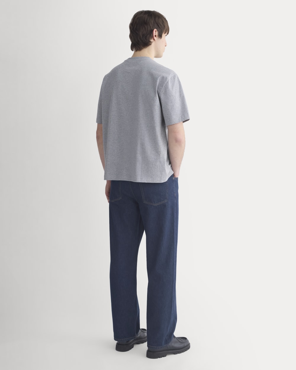 Archive Relaxed-Fit Cotton Crew | Vintage Heather Grey - Image 4
