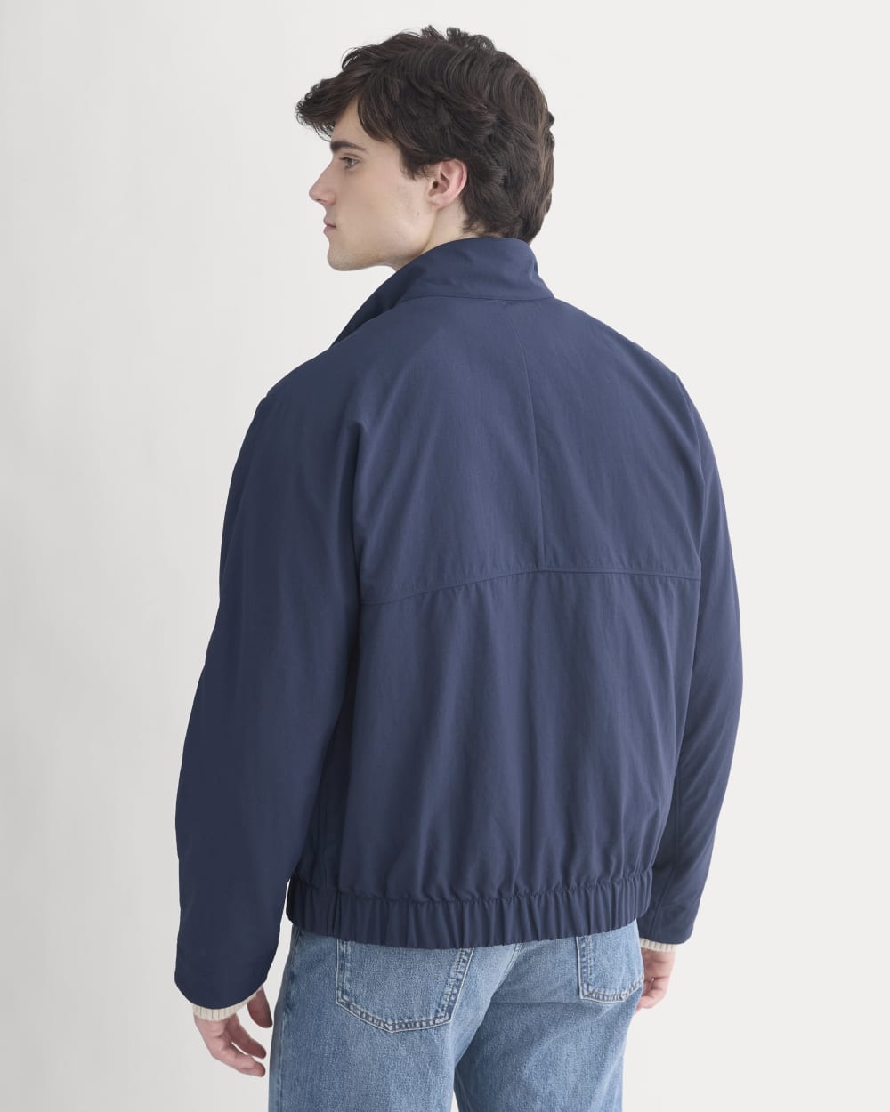 Re:Cycled Nylon Harrington Jacket | Deep Navy - Image 6