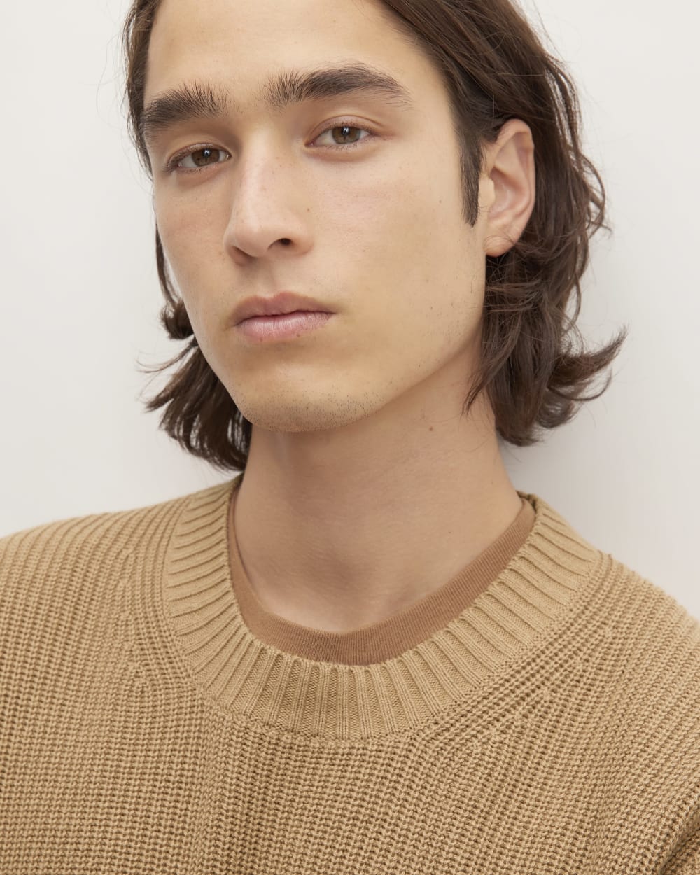 The No-Sweat Ribbed Crew | Tiger's Eye - Image 4