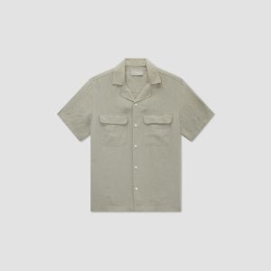 Alternative view of The Resort Shirt in Linen | Seagrass
