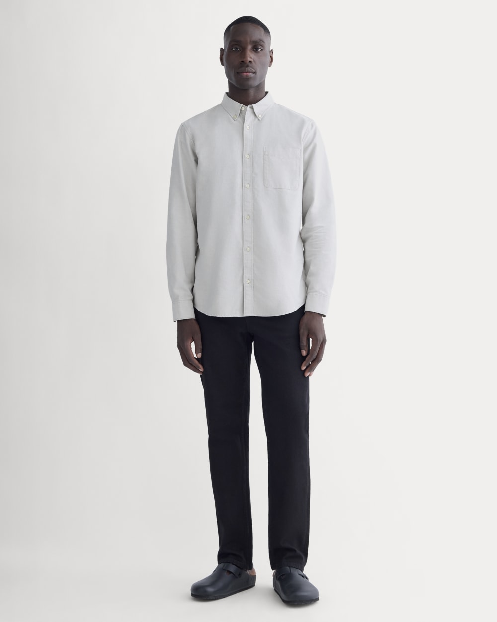 The Slim Oxford Shirt | Grey | Standard - Image 3