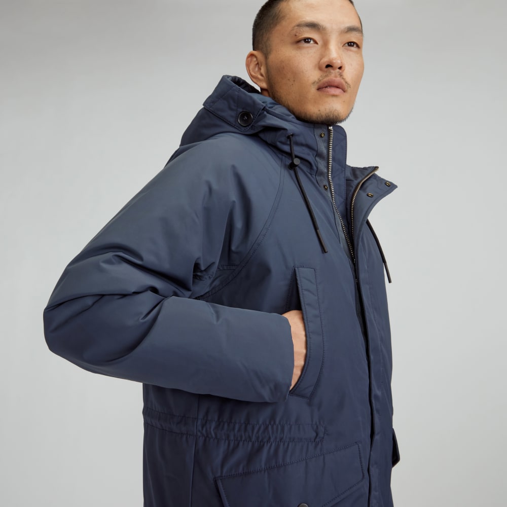 The ReNew Long Parka | India Ink - Image 4