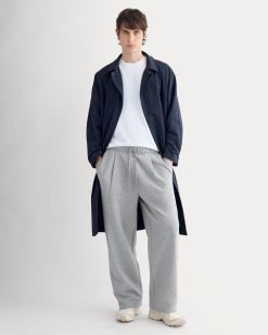 Luxe Fleece Pleated Sweatpant | Vintage Heather Grey