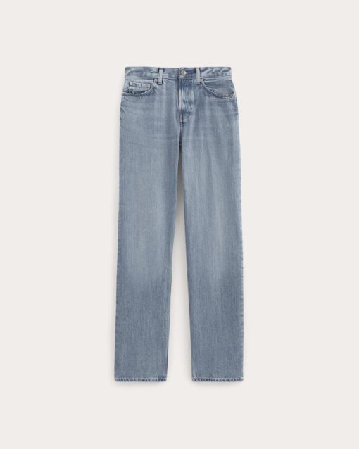 Alternative view of The '90s Loose Straight Jean | Light Indigo