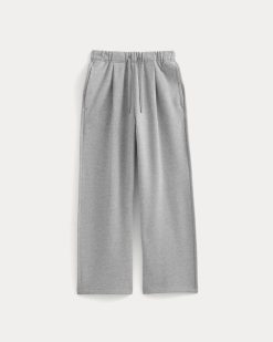 Alternative view of Luxe Fleece Pleated Sweatpant | Vintage Heather Grey