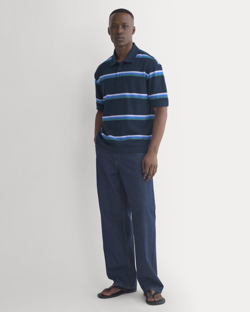 Classic Piqué Polo | Dark Sapphire/Aleutian/Imperial Blue/Everglade - Image 3