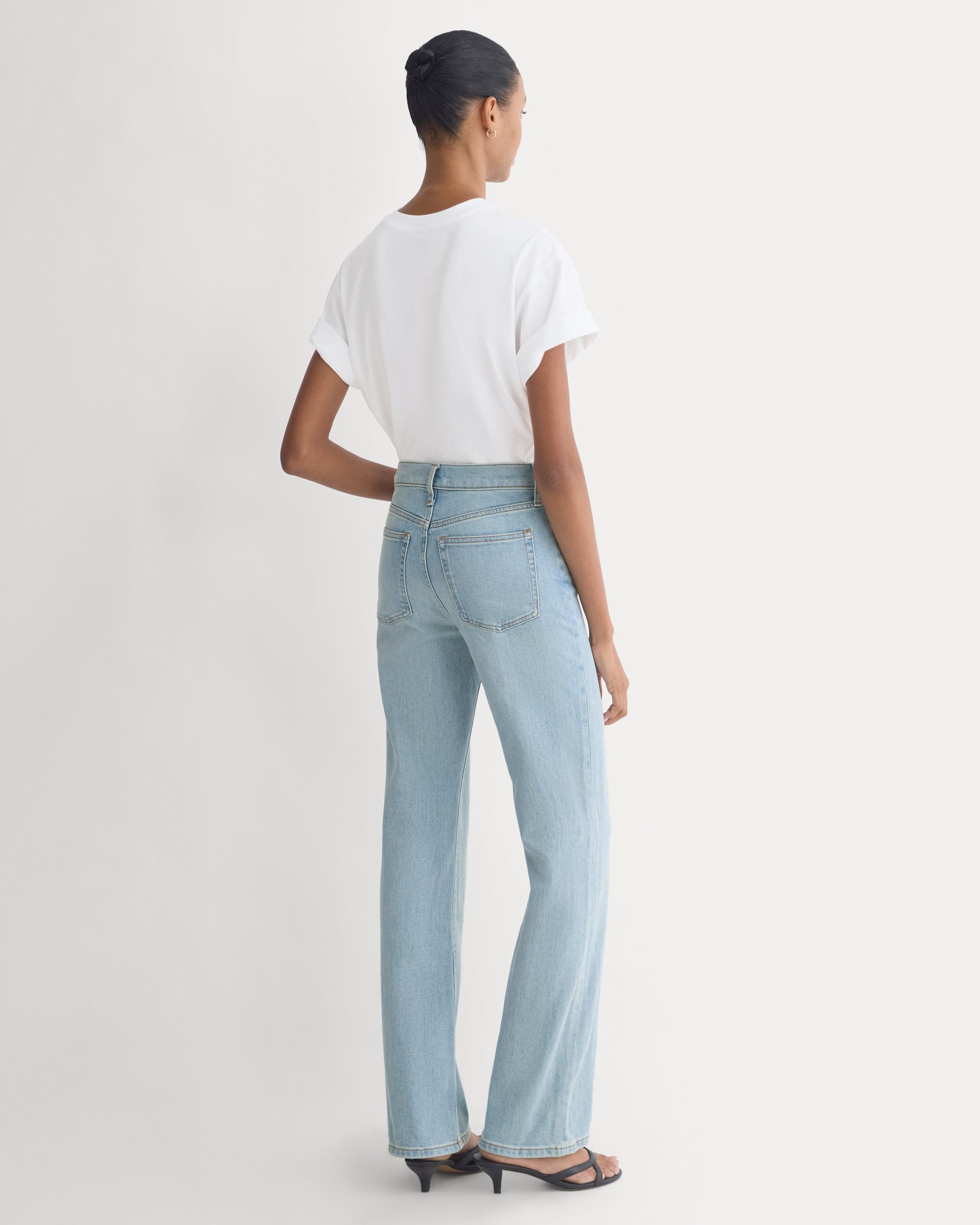 High-Rise Slim Bootcut Jean | Light Indigo - Image 5