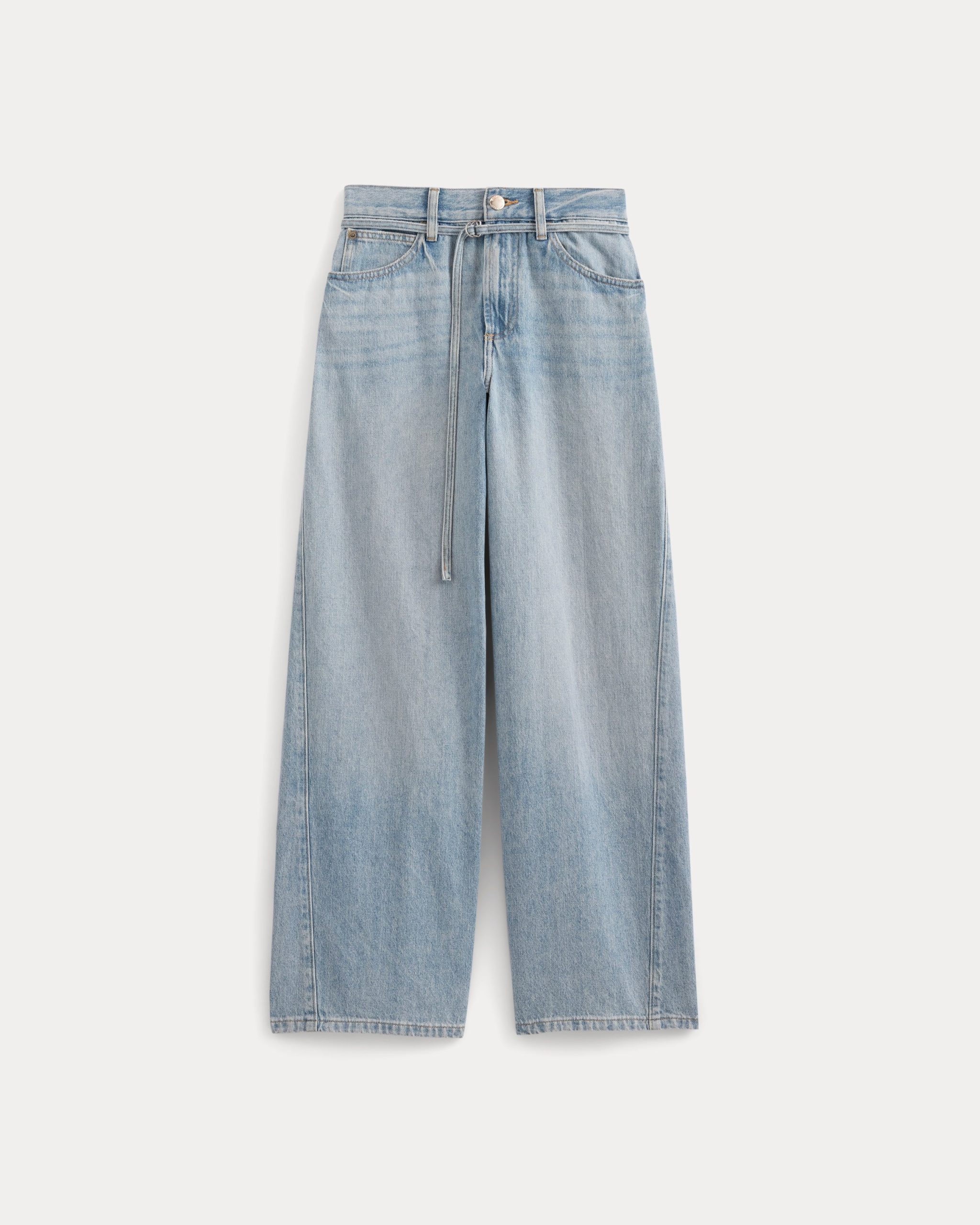Lightweight Loose Wide-Leg Jean | Light Indigo | Regular - Image 2